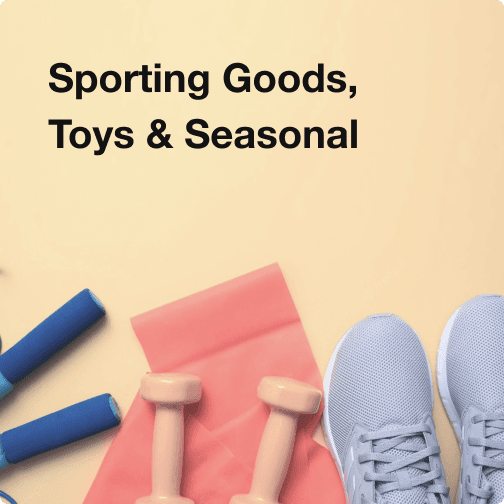 Sporting Goods, Toys & Seasonal 