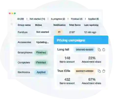 Optimal repricing approach