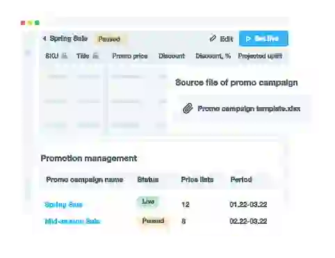 Set up promo campaigns with ease