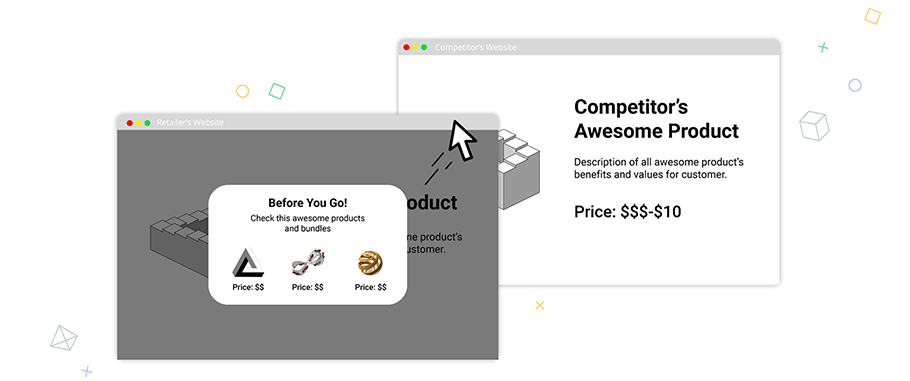 Provide customer with better offer lowest price finder